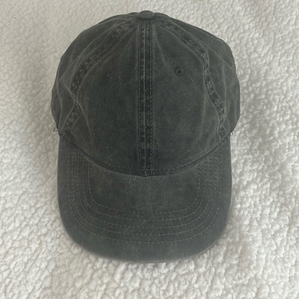 Women’s Dark Gray Baseball Hat Adjustable